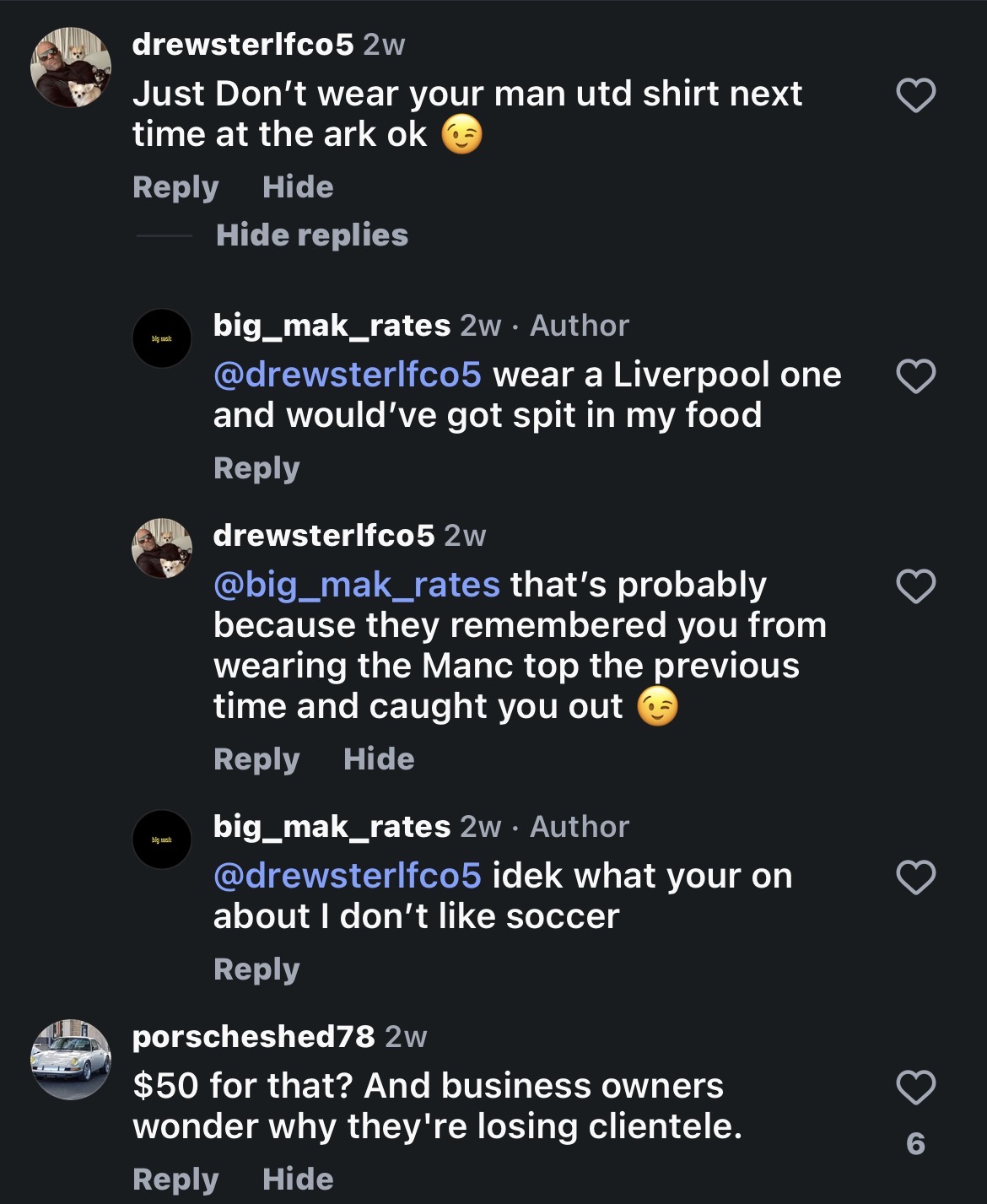 Arkaba comment evidence screenshot