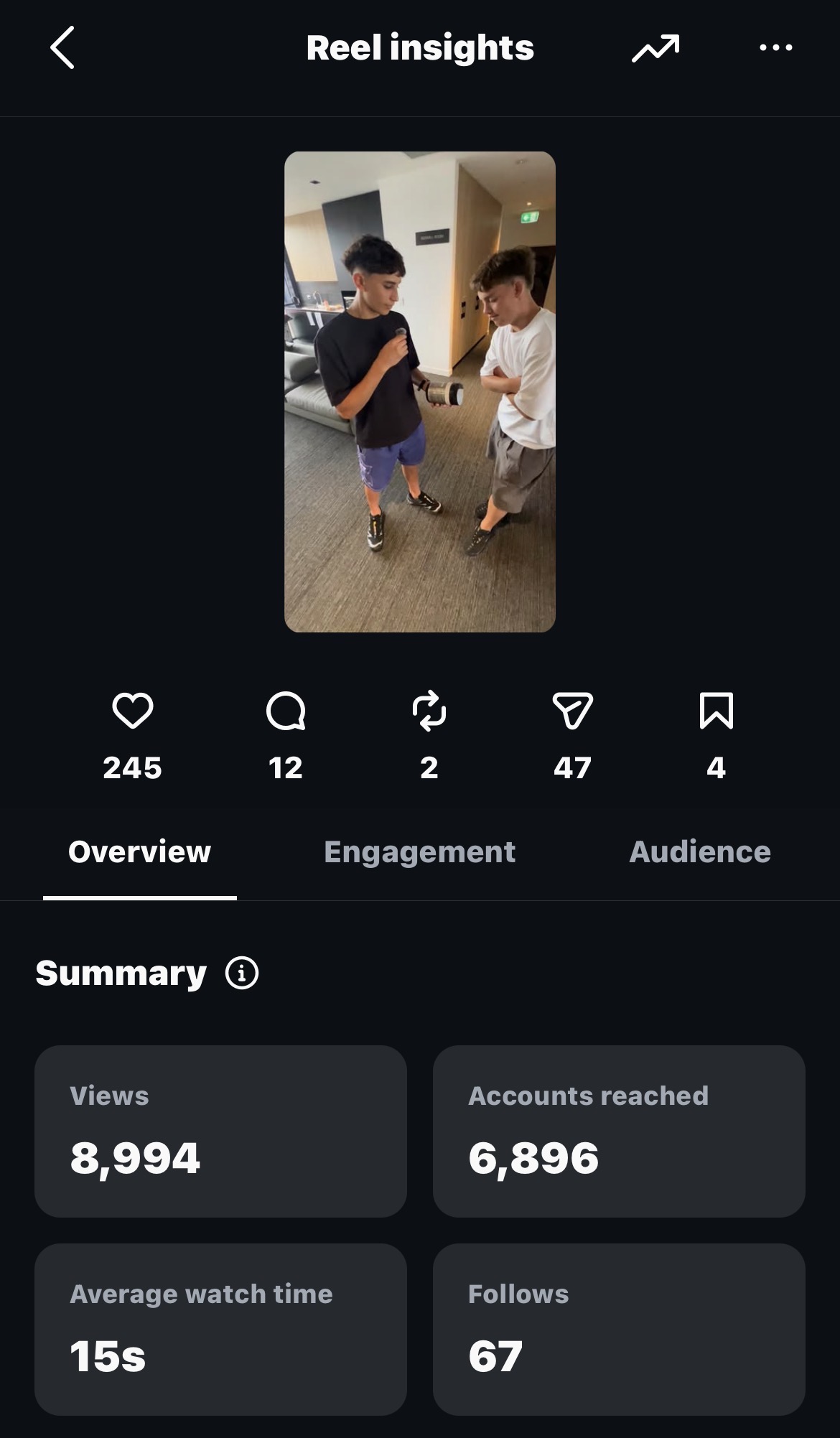 Interview overview screenshot